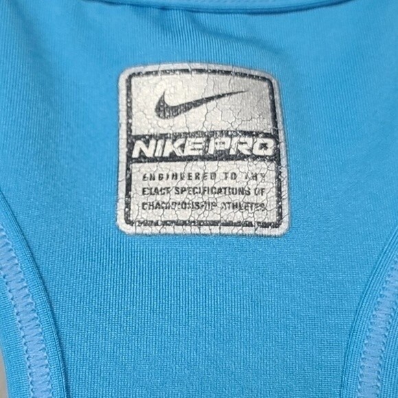 Nike Fit Blue Racerback Sports Bra M - Picture 5 of 6